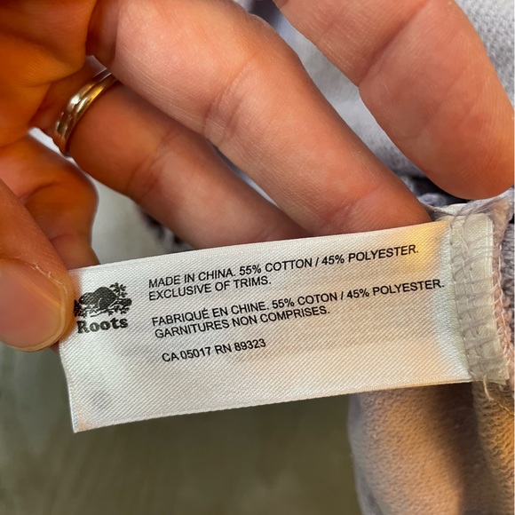 Roots lavender short sleeve sweatshirt dress | size medium - Picture 5 of 6